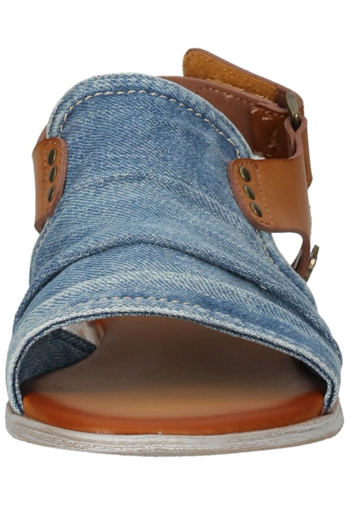 Mustang Sandalen Lederimitat/Textil Jeans
