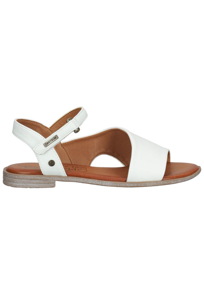 Mustang Sandalen Lederimitat Weiß