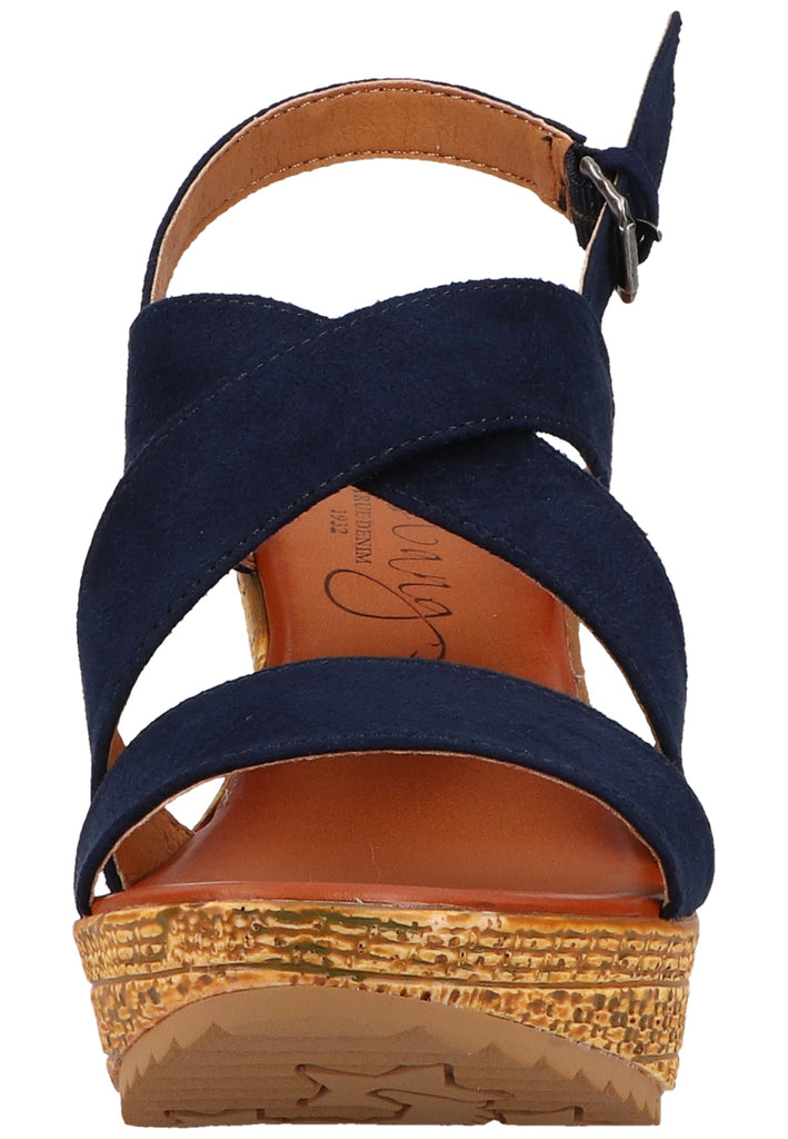 Mustang Sandalen Textil Blau
