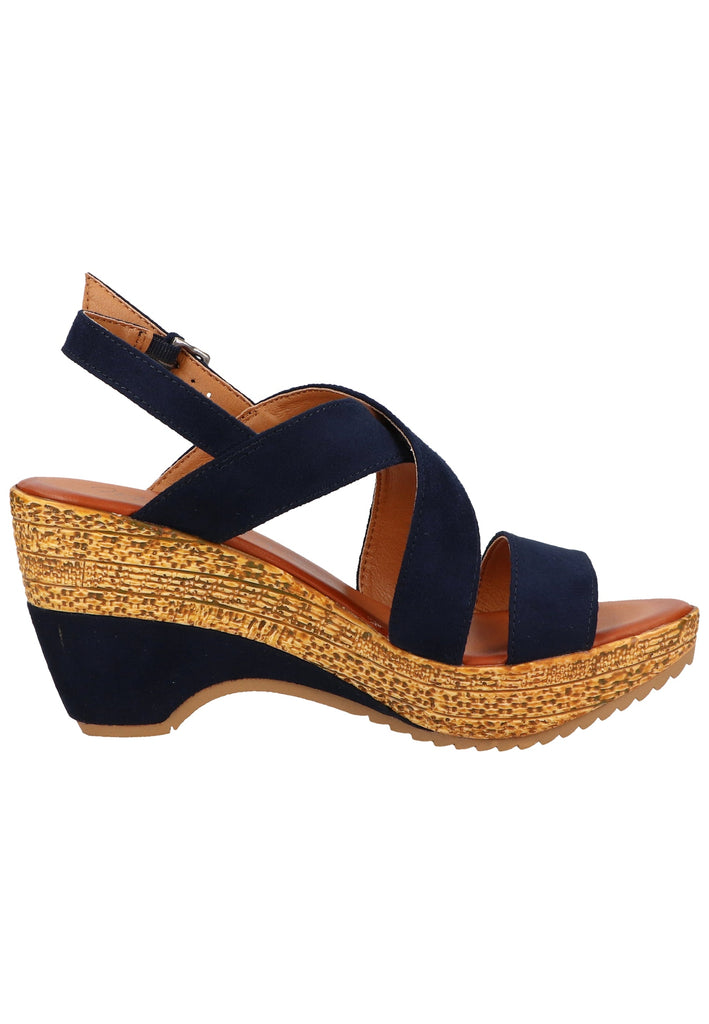 Mustang Sandalen Textil Blau