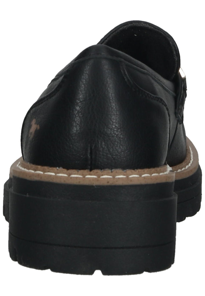 Mustang Slipper Lederimitat Schwarz