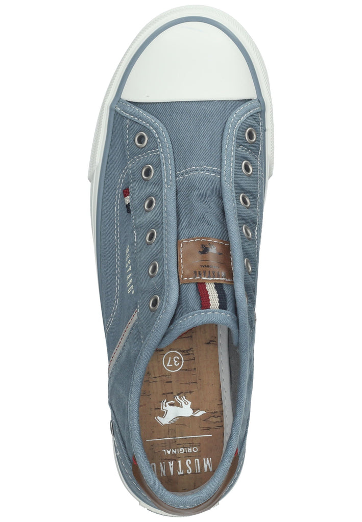 Mustang Slipper Lederimitat/Textil Sky