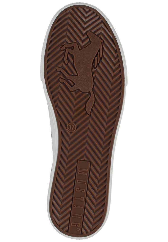 Mustang Slipper Lederimitat/Textil Weiß