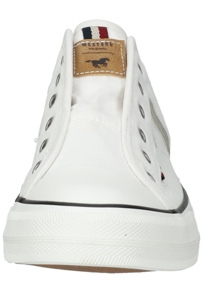 Mustang Slipper Lederimitat/Textil Weiß