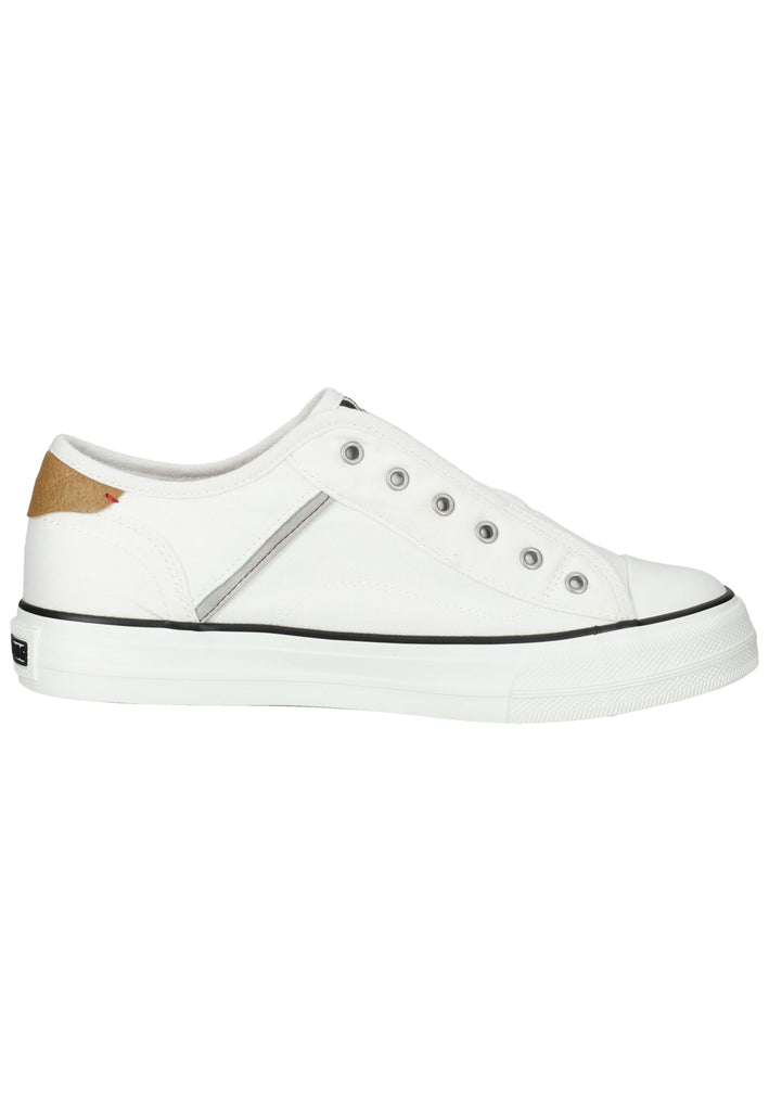 Mustang Slipper Lederimitat/Textil Weiß