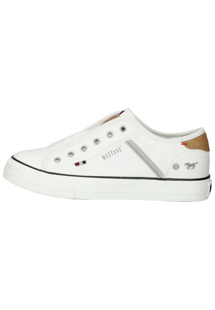 Slipper Mustang Slipper Lederimitat/Textil Weiß