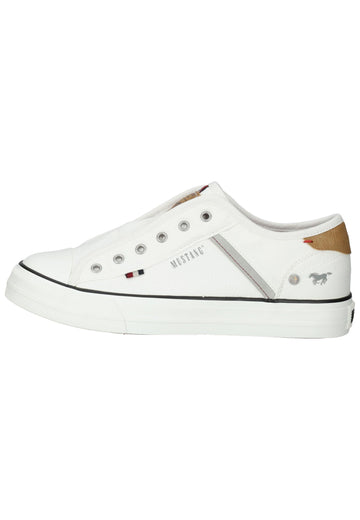 Slipper Mustang Slipper Lederimitat/Textil Weiß