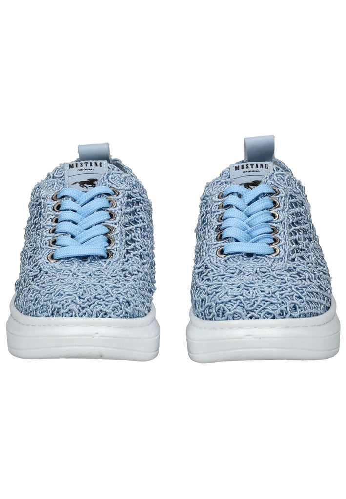Mustang Sneaker Baumwolle Hellblau