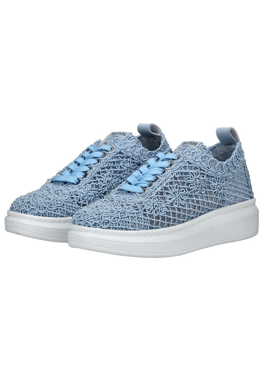 Mustang Sneaker Baumwolle Hellblau