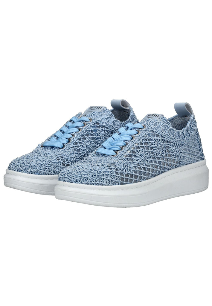 Mustang Sneaker Baumwolle Hellblau
