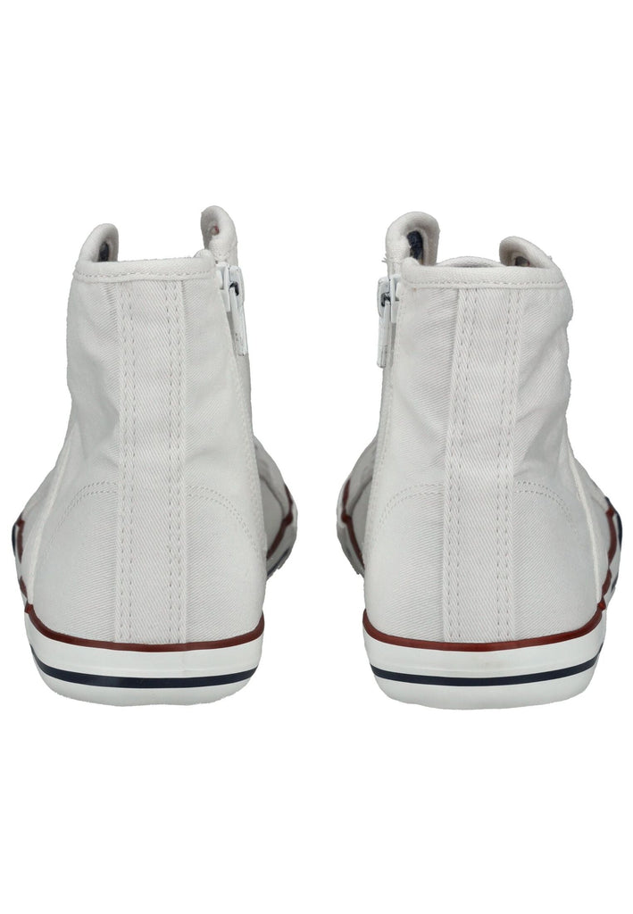 Mustang Sneaker Baumwolle Weiß
