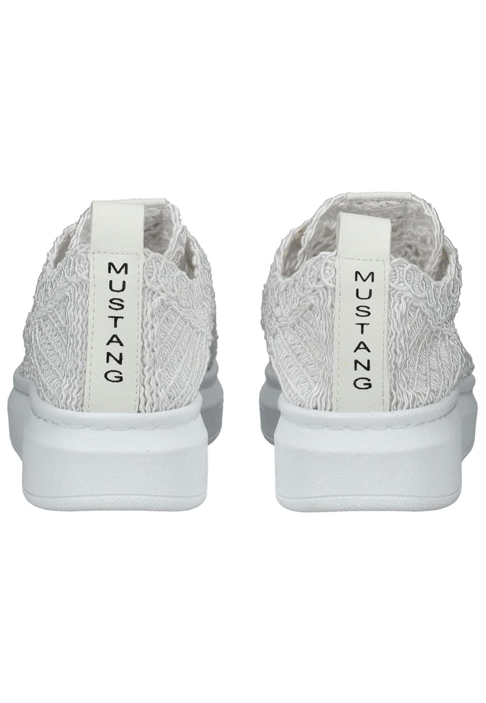 Mustang Sneaker Baumwolle Weiß