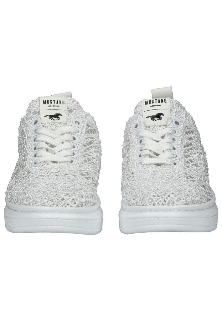 Mustang Sneaker Baumwolle Weiß