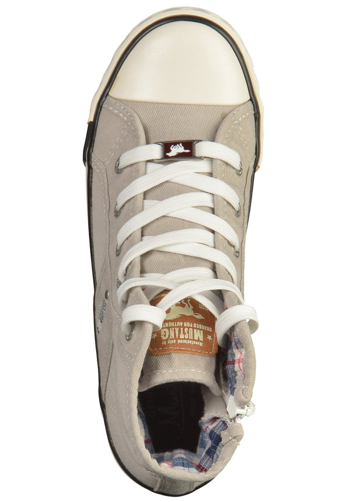 Mustang Sneaker Canvas Hellgrau