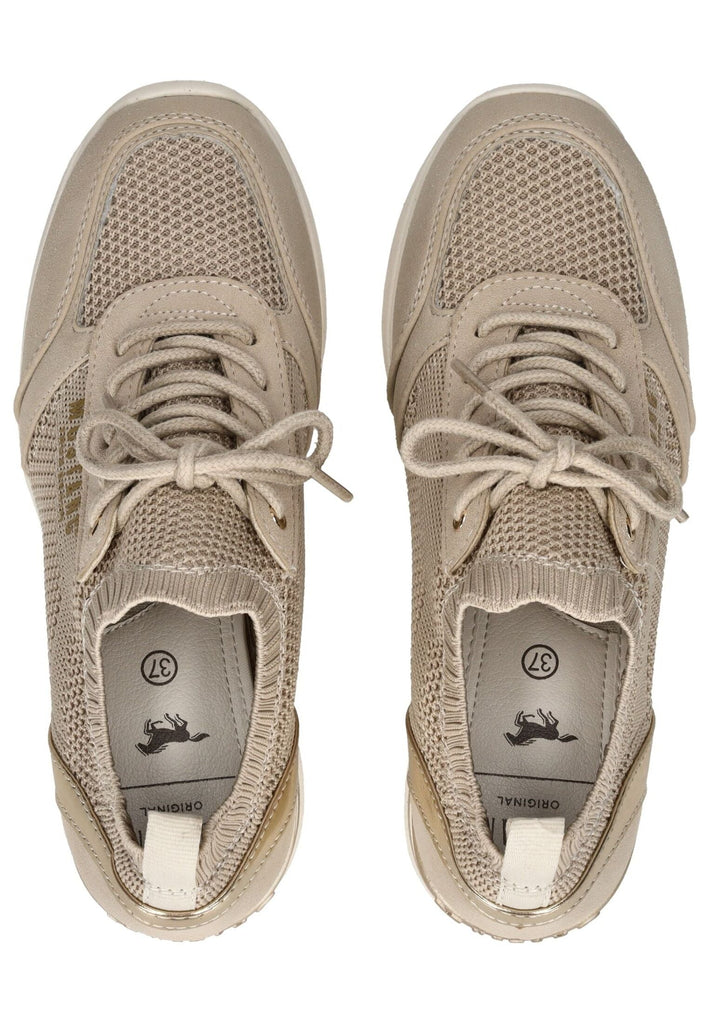 Mustang Sneaker Lederimitat Beige