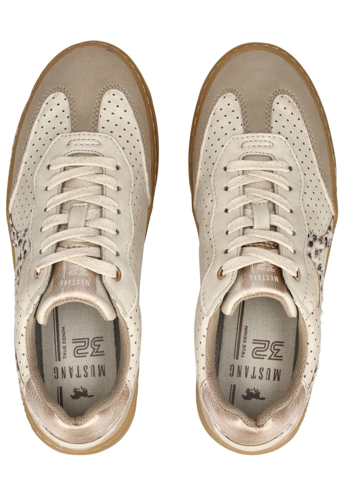 Mustang Sneaker Lederimitat Beige