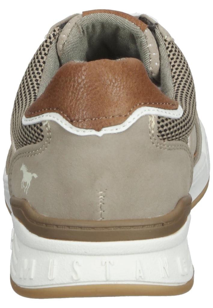 Mustang Sneaker Lederimitat Beige/Braun