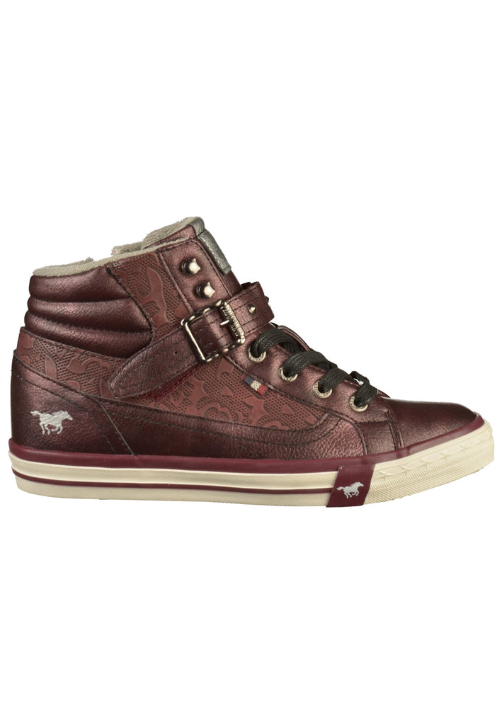 Mustang Sneaker Lederimitat Bordeaux