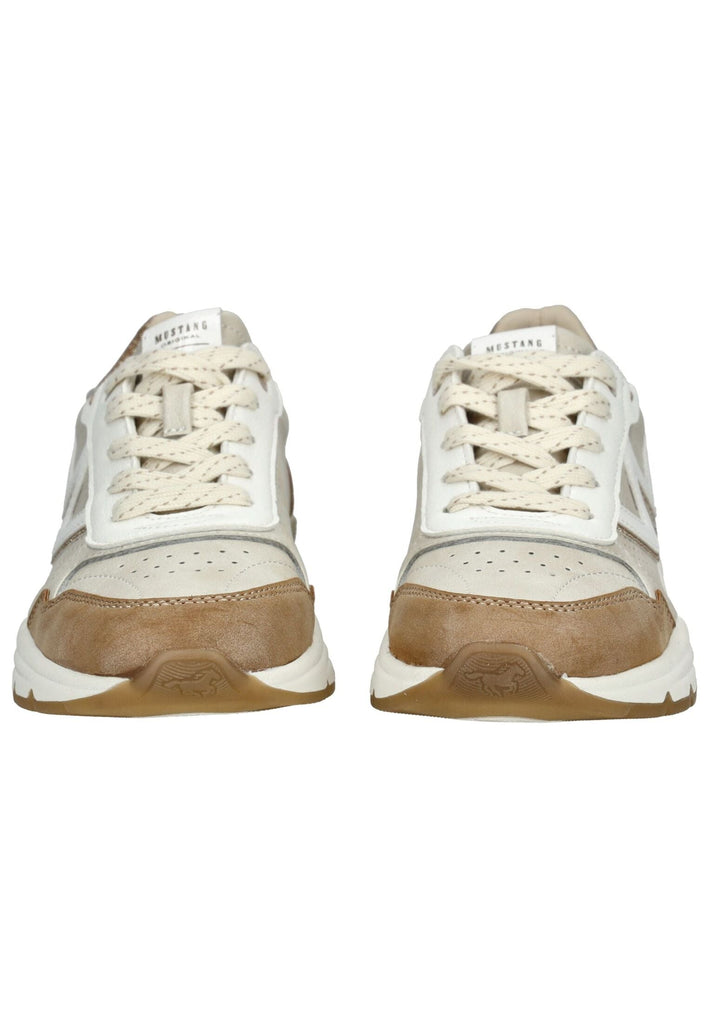 Mustang Sneaker Lederimitat Braun/Beige