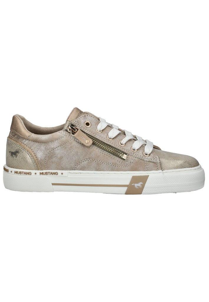 Mustang Sneaker Lederimitat Champagner