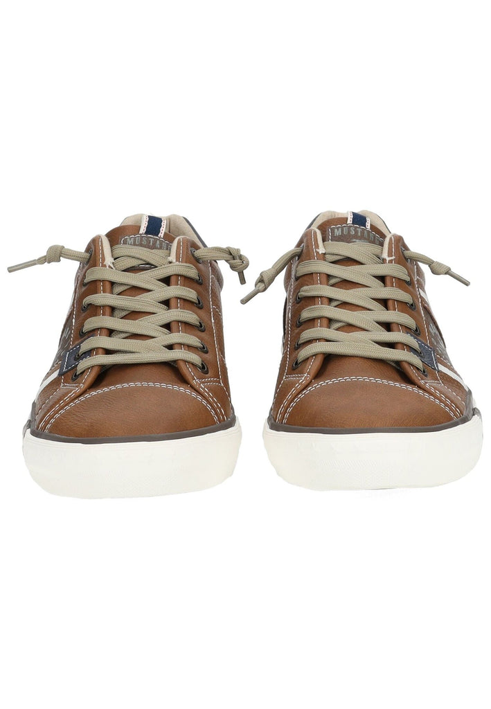 Mustang Sneaker Lederimitat Cognac