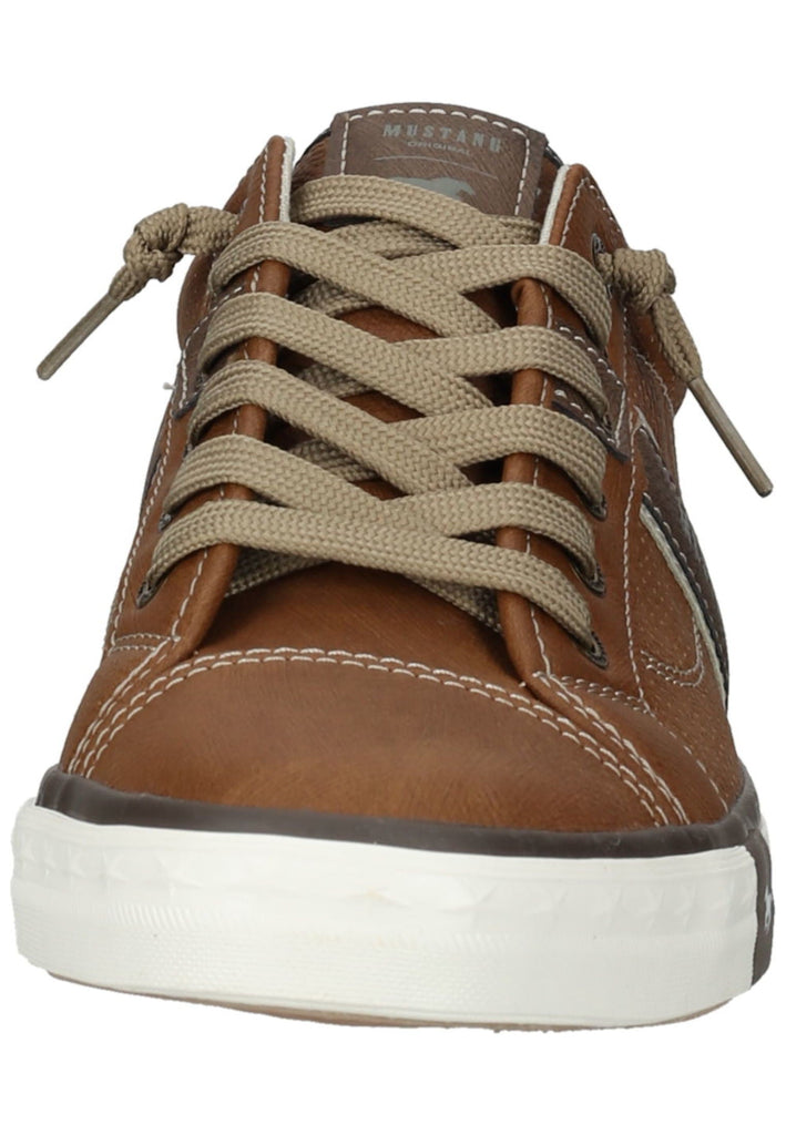 Mustang Sneaker Lederimitat Cognac
