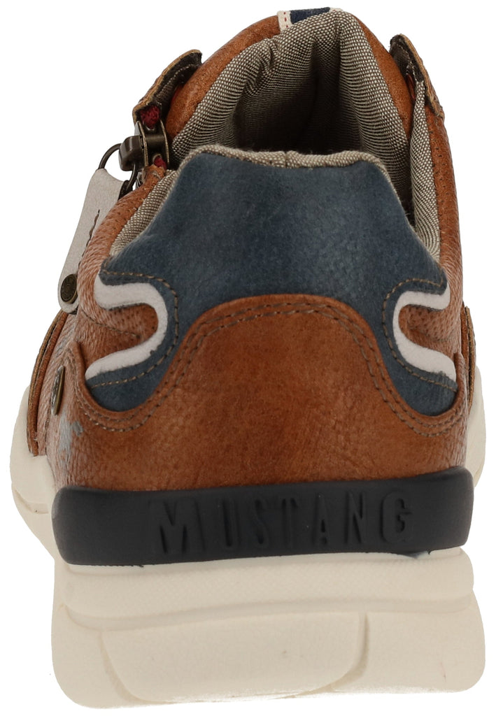 Mustang Sneaker Lederimitat Cognac