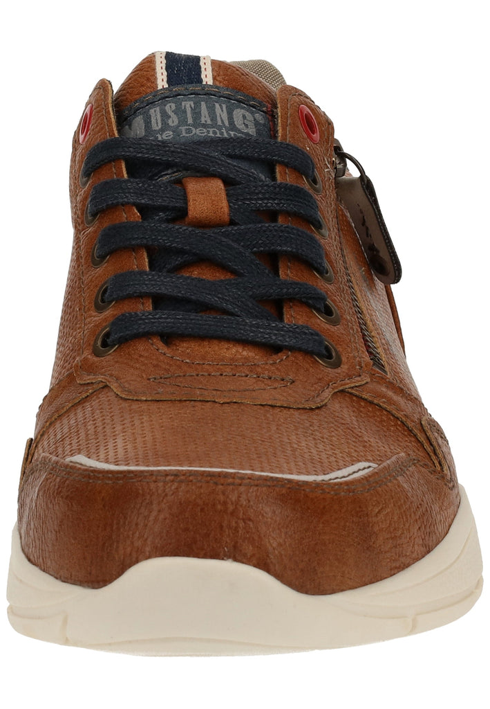 Mustang Sneaker Lederimitat Cognac
