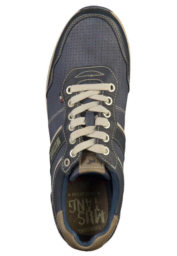 Mustang Sneaker Lederimitat Dunkelblau