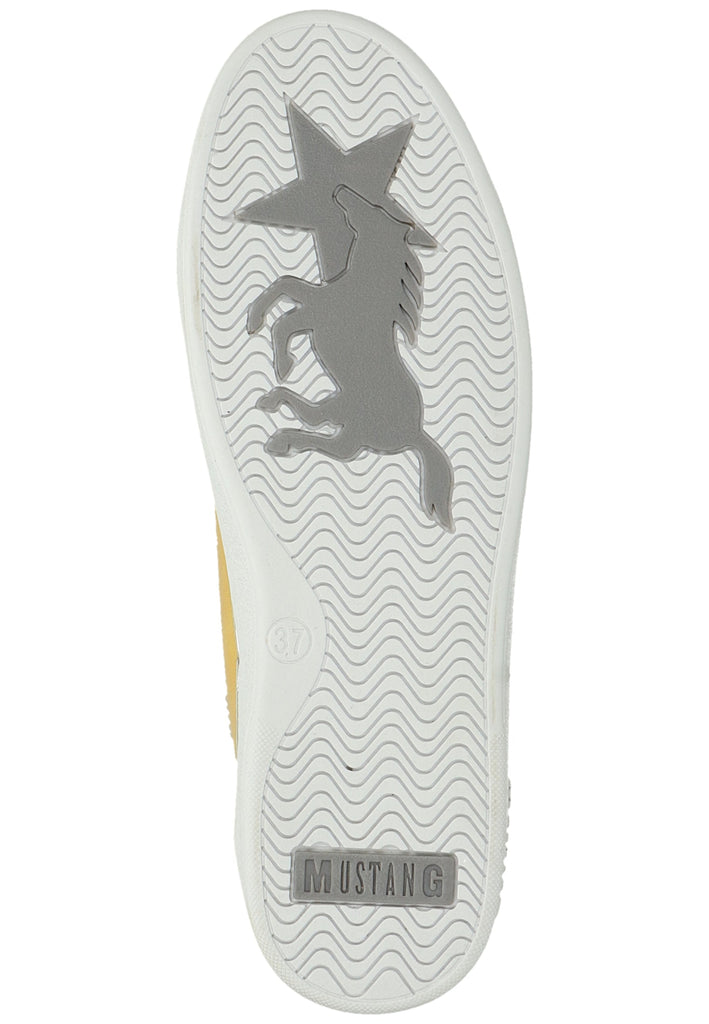 Mustang Sneaker Lederimitat Gelb