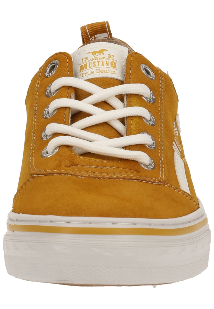 Mustang Sneaker Lederimitat Gelb Warmfutter