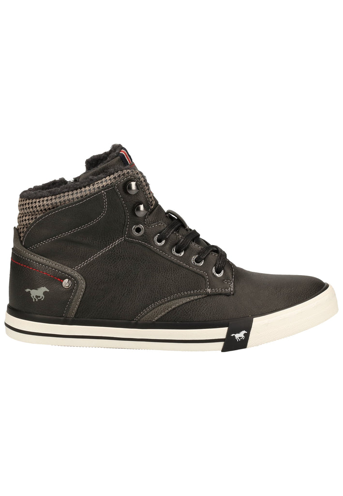 Mustang Sneaker Lederimitat Graphit Warmfutter
