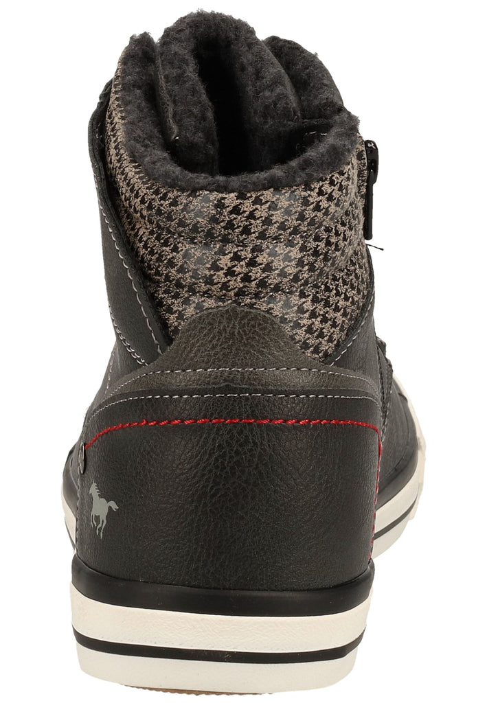 Mustang Sneaker Lederimitat Graphit Warmfutter