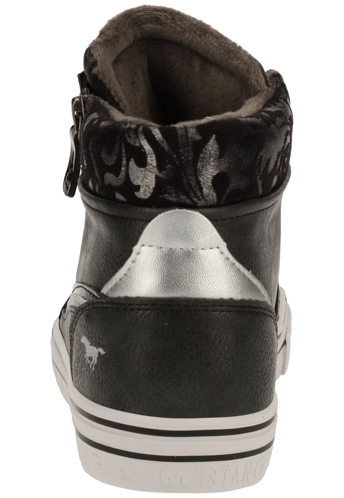 Mustang Sneaker Lederimitat Graphit Warmfutter