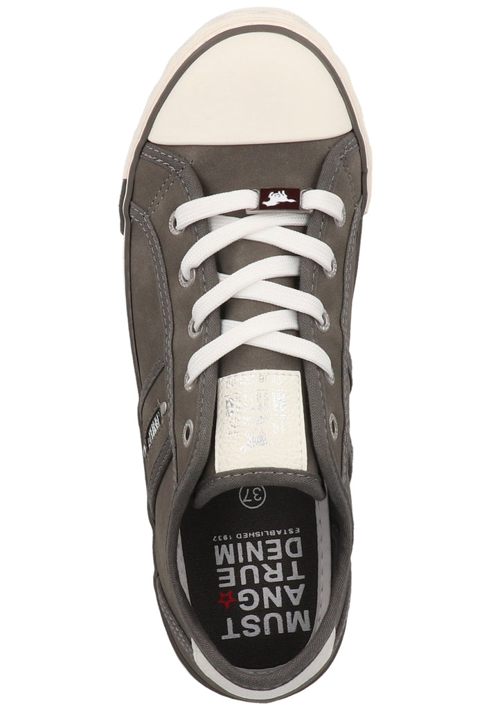 Mustang Sneaker Lederimitat Grau