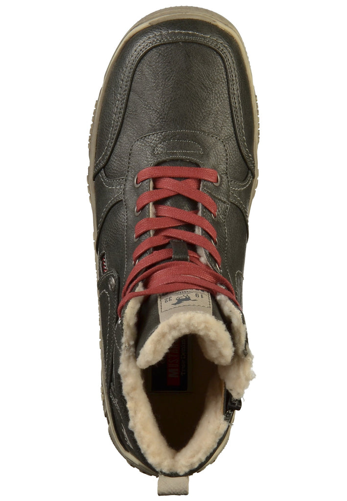 Mustang Sneaker Lederimitat Grau