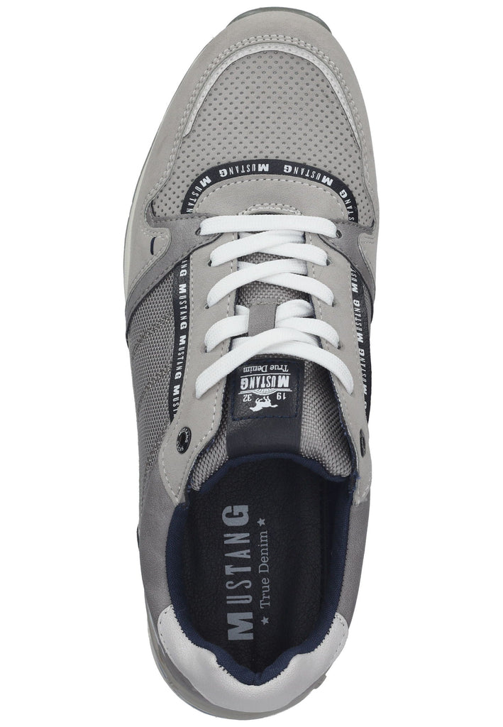 Mustang Sneaker Lederimitat Hellgrau
