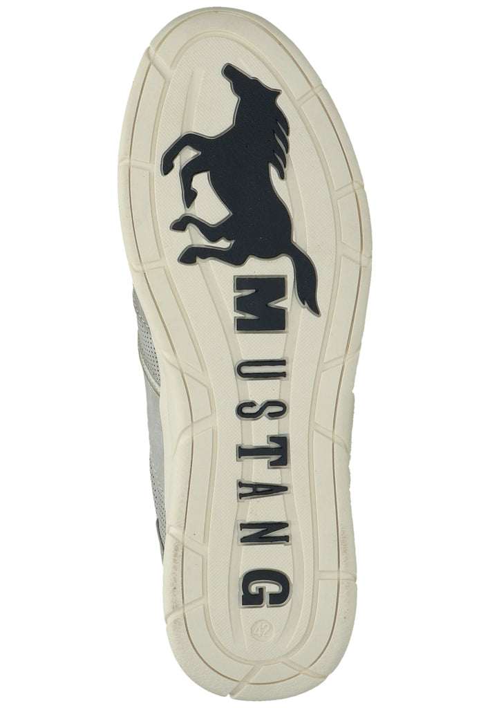 Mustang Sneaker Lederimitat Hellgrau