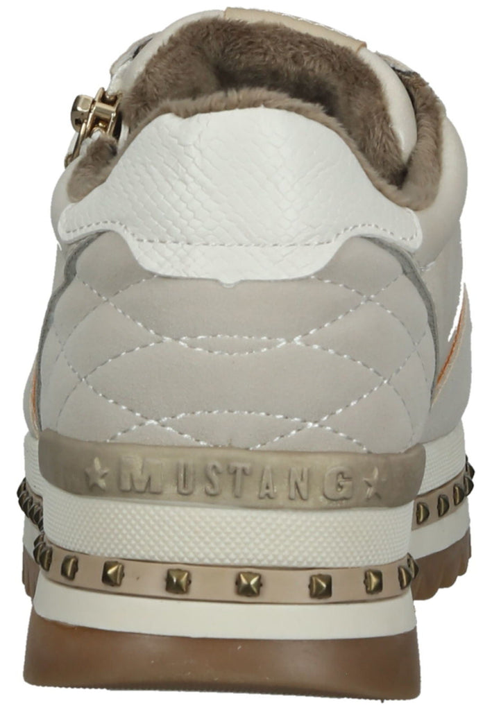 Mustang Sneaker Lederimitat Ivory Warmfutter