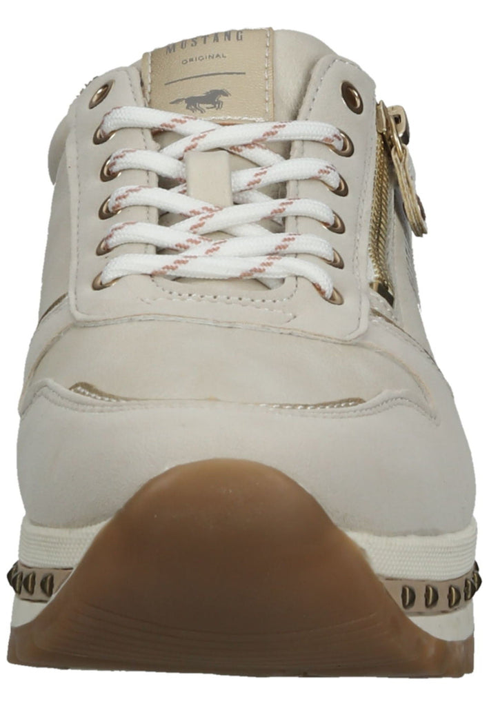 Mustang Sneaker Lederimitat Ivory Warmfutter