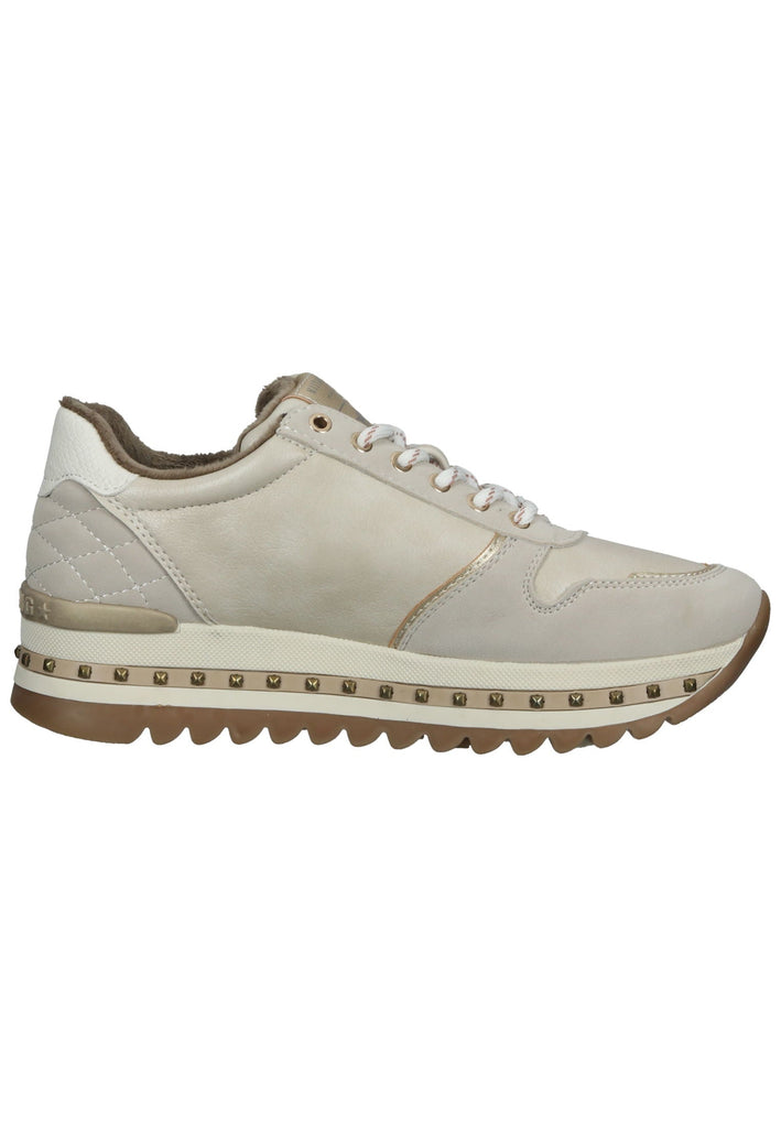 Mustang Sneaker Lederimitat Ivory Warmfutter