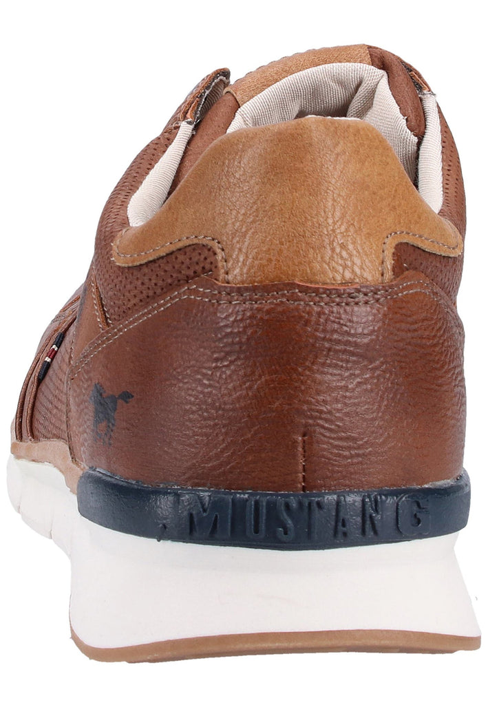 Mustang Sneaker Lederimitat Kastanie