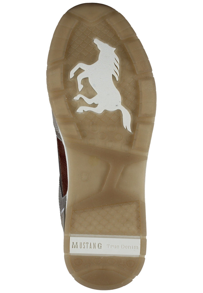 Mustang Sneaker Lederimitat/Mesh Beige