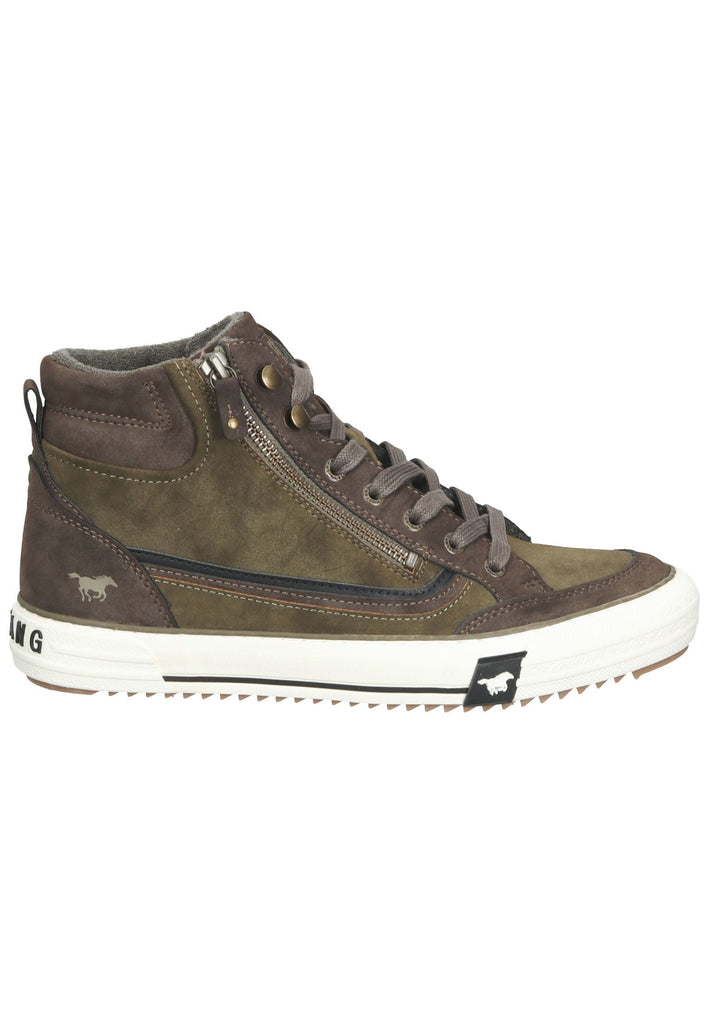 Mustang Sneaker Lederimitat Military
