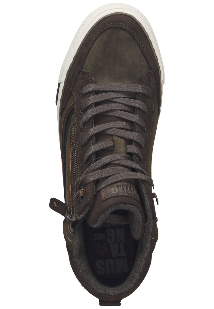 Mustang Sneaker Lederimitat Military