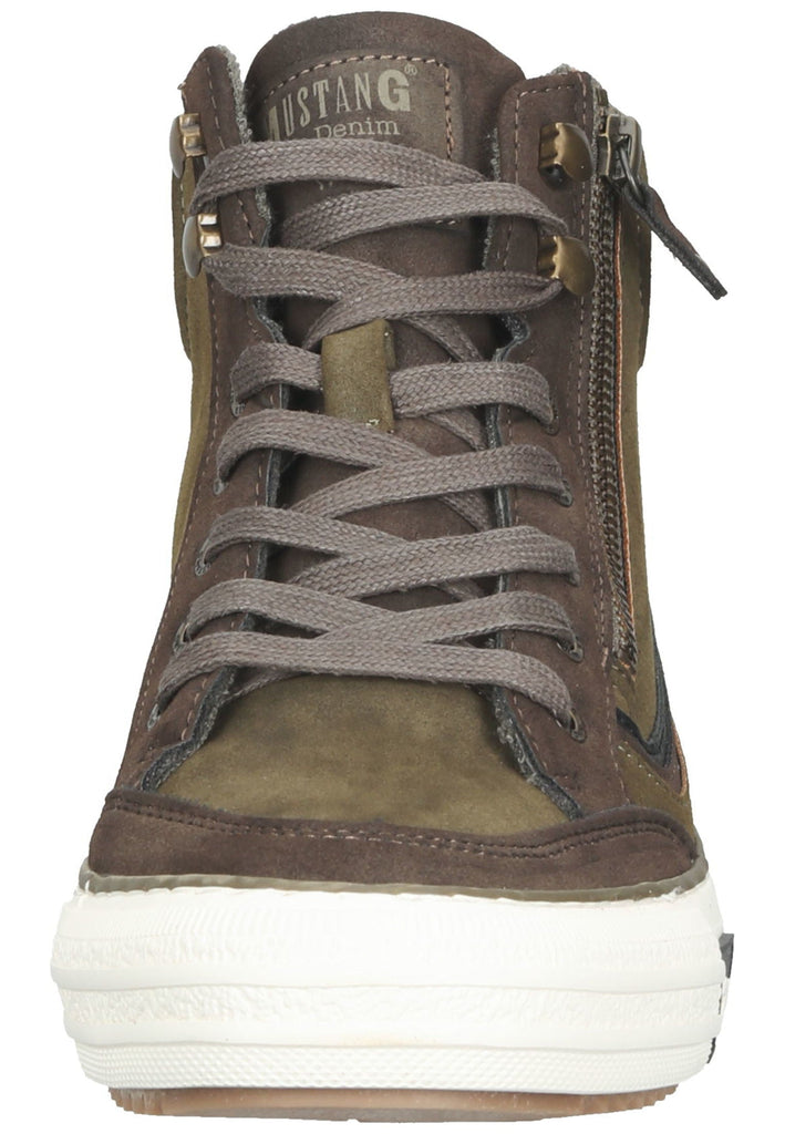 Mustang Sneaker Lederimitat Military