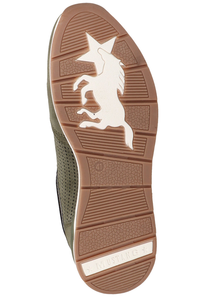 Mustang Sneaker Lederimitat Oliv