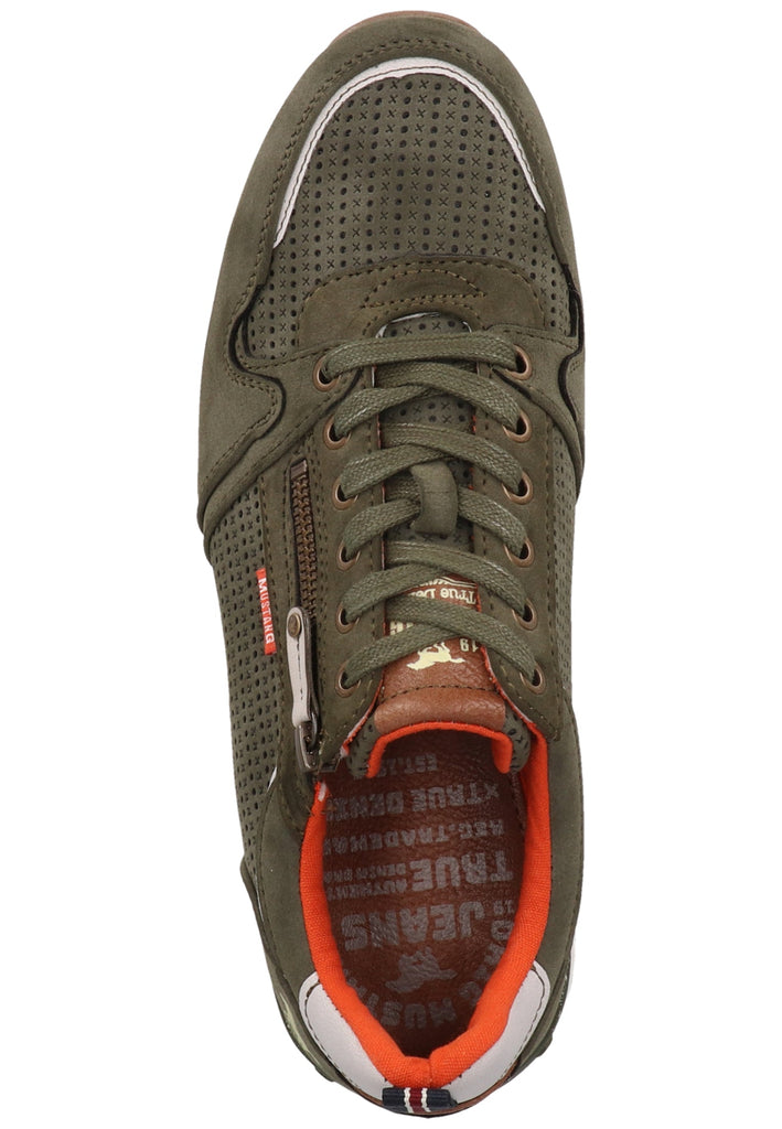 Mustang Sneaker Lederimitat Oliv