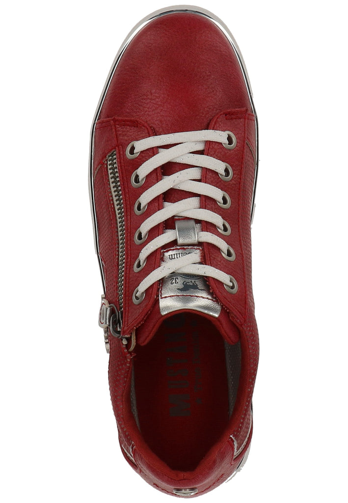 Mustang Sneaker Lederimitat Rot