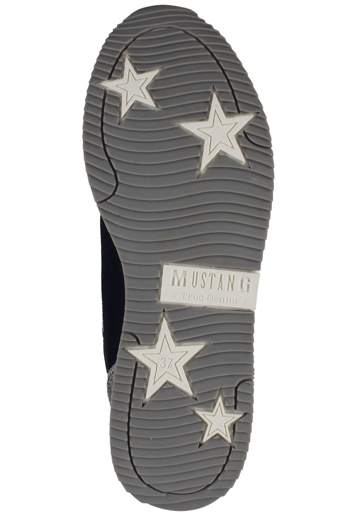Mustang Sneaker Lederimitat Schwarz